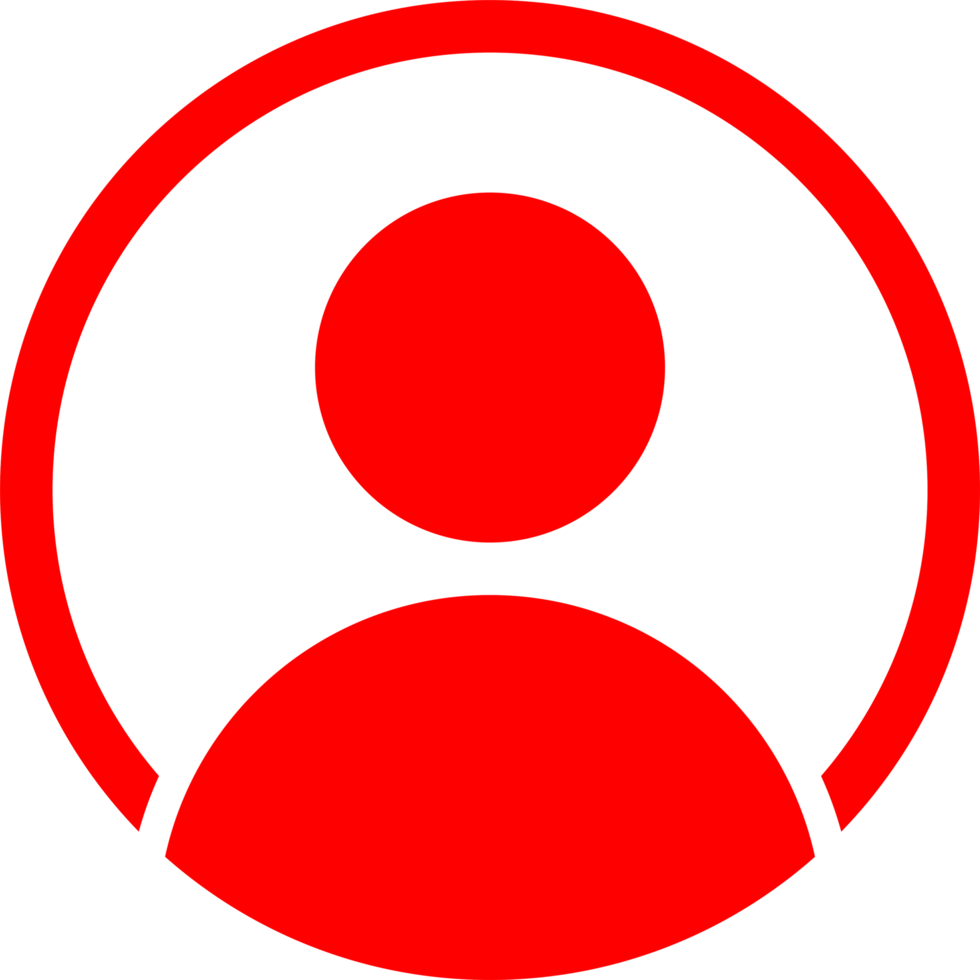 contact person red icon free png